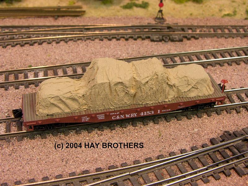 Hay Brothers TARP COVERED LOAD #2 Fits ESMC 60-ton GSC Well Cars TAN 