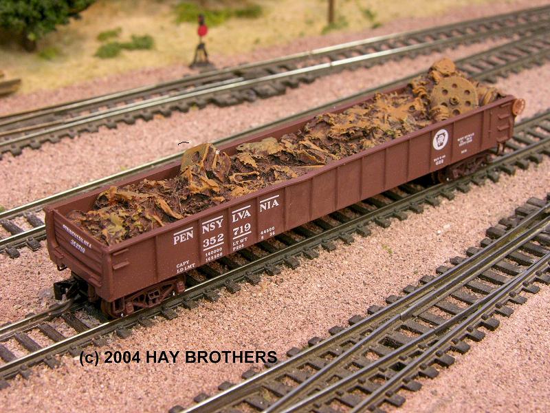 Hay Brothers METALLURGICAL COKE LOAD Fits MicroTrains 33' Twin-Bay Hoppers 